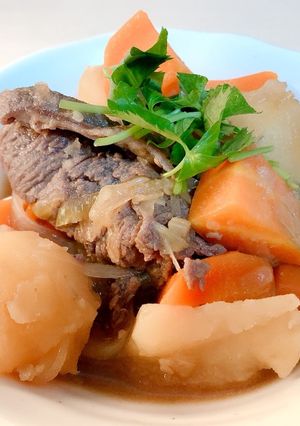 コストコのプルコギで簡単肉じゃが♡-レシピのメイン写真
