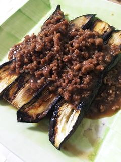 ナスの肉味噌がけ-レシピのメイン写真