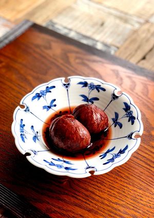 山江村の利平栗の渋皮煮-レシピのメイン写真