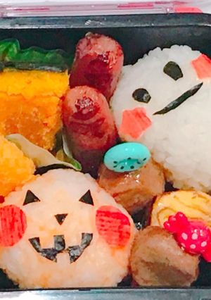 ハロウィン キャラ弁 幼稚園弁当-レシピのメイン写真