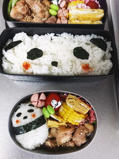 簡単 パンダ弁当 キャラ弁-レシピのメイン写真