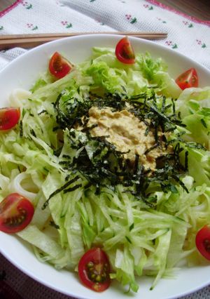 ツナカレーマヨネーズのサラダうどん-レシピのメイン写真