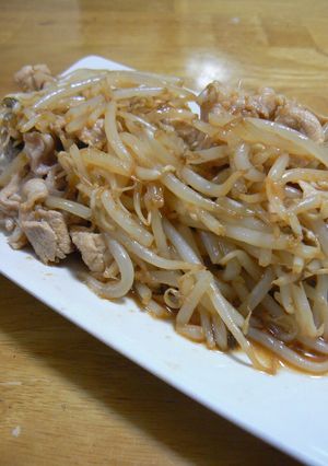 豚ともやしのにんにくしょうゆ和え-レシピのメイン写真