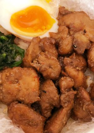 ぷりぷり♪焼き鳥丼弁当-レシピのメイン写真