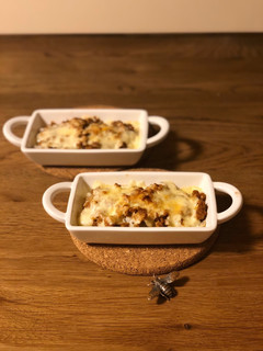 里芋とひき肉のチーズ焼き-レシピのメイン写真
