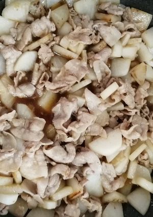 すき焼きのタレで豚バラ大根-レシピのメイン写真