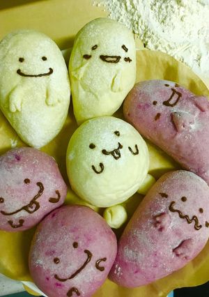 ハロウィン☆白パンでかぼちゃあんパン-レシピのメイン写真