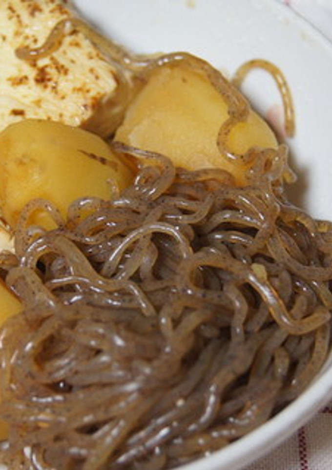 焼き豆腐・糸蒟蒻・じゃが芋の炊いたん-レシピのメイン写真