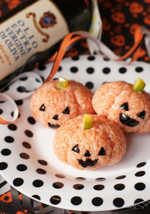ハロウィン★ジャックオーランタンおにぎり-レシピのメイン写真