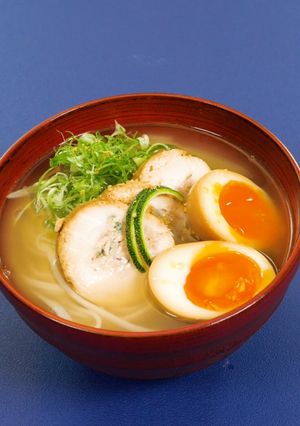 鶏出汁にゅうめん　ささみチャーシュー添え-レシピのメイン写真