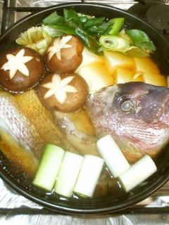鯛のあら鍋♪簡単基本-レシピのメイン写真