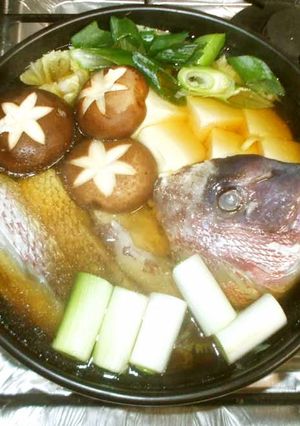 鯛のあら鍋♪簡単基本-レシピのメイン写真
