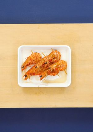 【簡単ミニおせち】海老と鮑-レシピのメイン写真