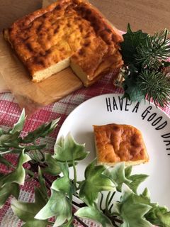 ヨーグルトで半熟チーズケーキ風-レシピのメイン写真