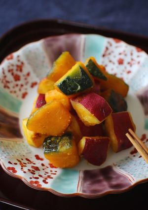 かぼちゃとさつまいものみりん醤油-レシピのメイン写真