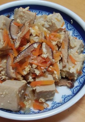 高野豆腐と野菜のほっこり煮-レシピのメイン写真
