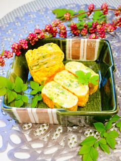 彩り綺麗【ブロッコリーの玉子焼き】-レシピのメイン写真