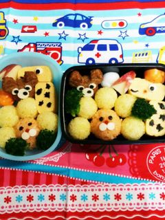 幼稚園(年中)双子のお弁当21-レシピのメイン写真