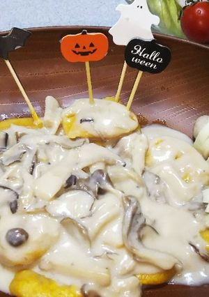 甘酒入り。キノコたっぷりホワイトソース-レシピのメイン写真