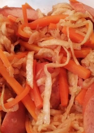 ウィンナーと切り干し大根でお弁当おかず-レシピのメイン写真