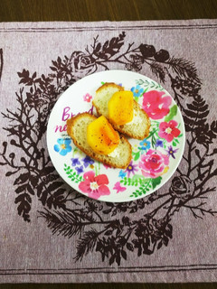 柿とクリチのカナッペ♪-レシピのメイン写真