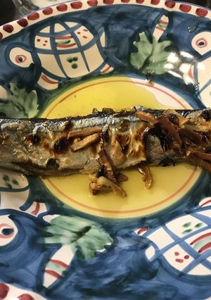 秋刀魚の塩焼き☆ガーリックソースがけ-レシピのメイン写真