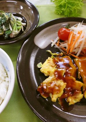 豆腐とささみのピカタ(健康食)-レシピのメイン写真