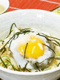裏ワザあり!?かにみそ釜玉うどん-レシピのメイン写真