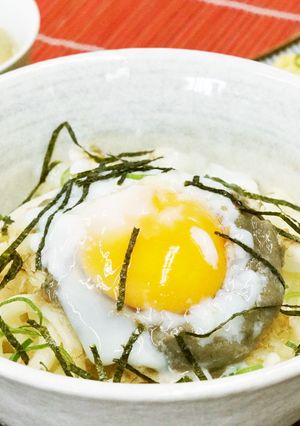 裏ワザあり！？かにみそ釜玉うどん-レシピのメイン写真