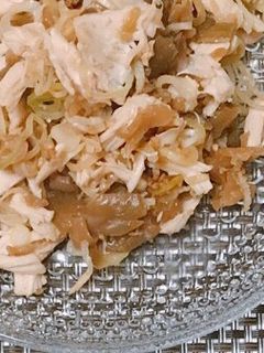 レンジで出来る♪鶏のささみとザーサイ和え-レシピのメイン写真