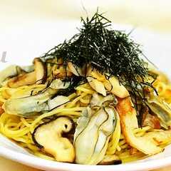 A picture of きのこと牡蠣の焼きそば.