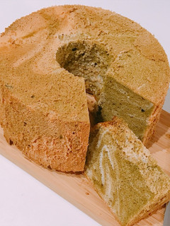 ☆卵使い切り抹茶マーブルシフォン☆-レシピのメイン写真