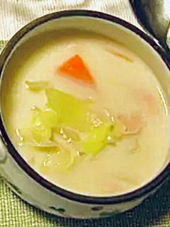 あっさり野菜のミルクスープ-レシピのメイン写真