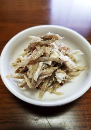 ☆ツナとクリームチーズのごぼうサラダ☆-レシピのメイン写真
