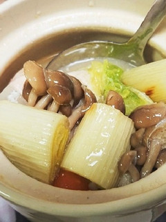 【炊飯マグ料理】鶏の水炊き+甘焼きネギ-レシピのメイン写真