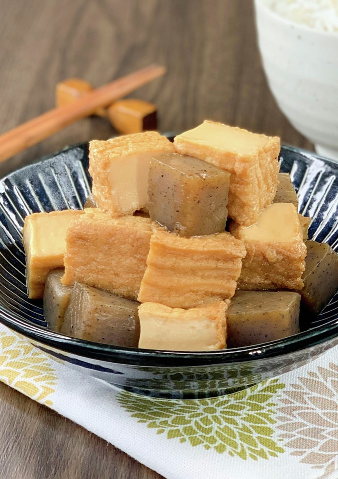 しっかり味染み＊厚揚げとこんにゃくの煮物-レシピのメイン写真