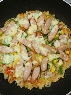パーティにも!子どもと作れるごはんピザ-レシピのメイン写真