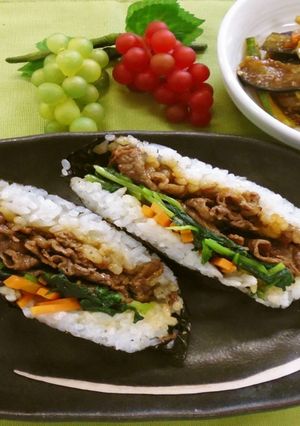 おにぎらず（健康食）-レシピのメイン写真