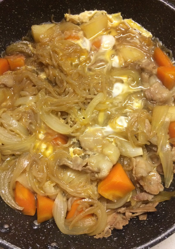 肉じゃがの卵とじ-レシピのメイン写真