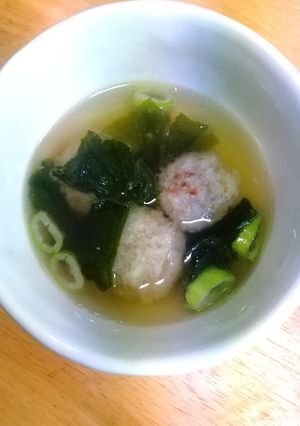 自家製鶏団子で簡単コンソメスープ-レシピのメイン写真