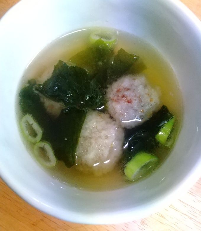 自家製鶏団子で簡単コンソメスープ-レシピのメイン写真