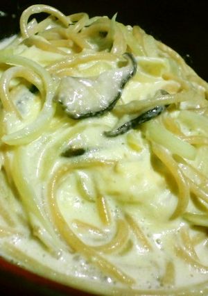 古代小麦と豆乳入り湯葉のクリームパスタ-レシピのメイン写真