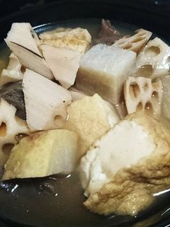厚揚げと根菜の煮物-レシピのメイン写真