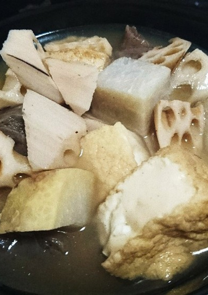 厚揚げと根菜の煮物-レシピのメイン写真