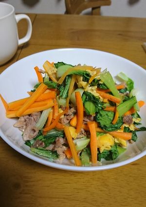 チンゲン菜の中華炒め-レシピのメイン写真