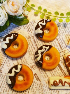 ハロウィン❤かぼちゃ焼きドーナツ-レシピのメイン写真
