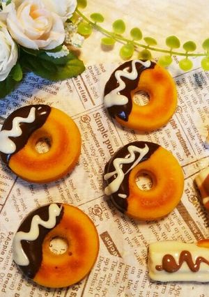 ハロウィン❤かぼちゃ焼きドーナツ-レシピのメイン写真
