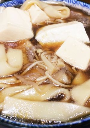 すき焼き風うどん-レシピのメイン写真