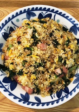あまったちらし寿司をチャーハンに-レシピのメイン写真