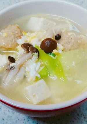 市販の肉団子で♪具沢山中華スープ-レシピのメイン写真